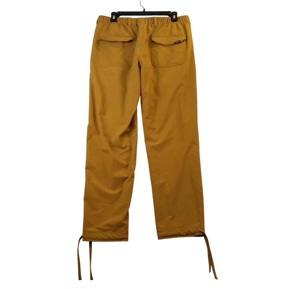 Coalatree Unisex L Trailhead Adventure Pant Mustard Yellow DWR Ripstop Stretch
